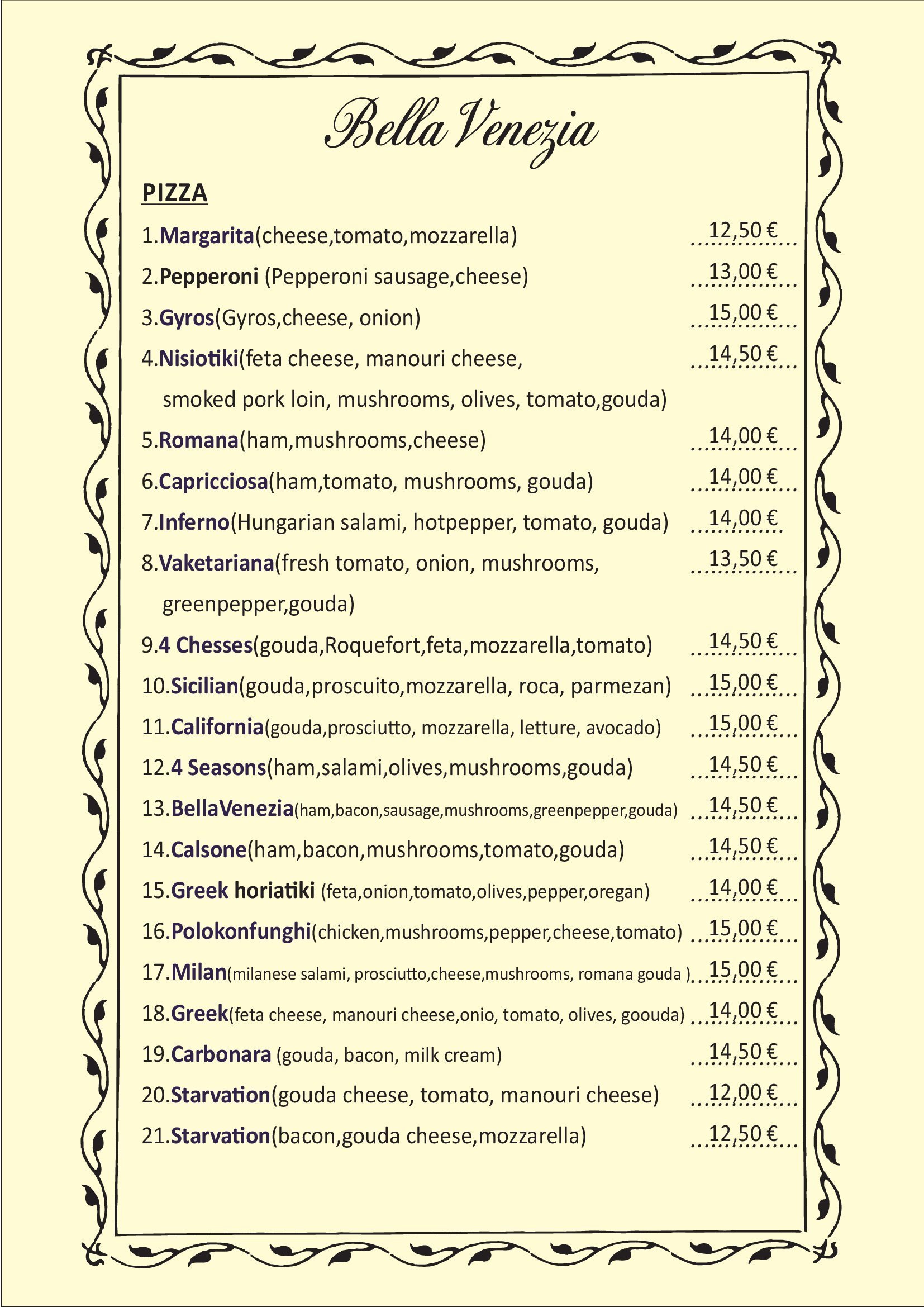 Menu 7
